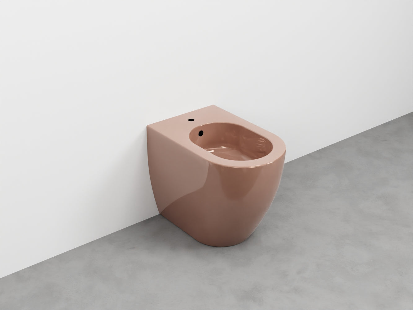 # BIDET A TERRA SMILE 53 in ceramica - CIELO sanitari bagno filo muro Made in Italy