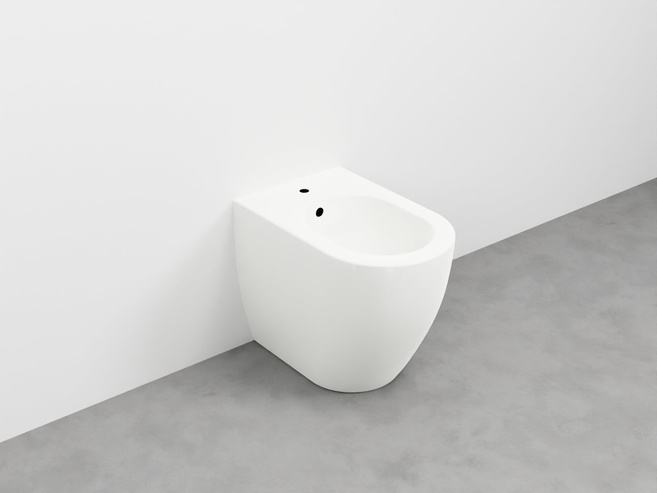 # BIDET A TERRA SMILE 53 in ceramica - CIELO sanitari bagno filo muro Made in Italy