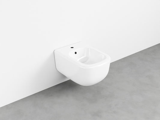 # BIDET SOSPESO monoforo ERA - CIELO compatibile Combifix con troppopieno e scarico rimless