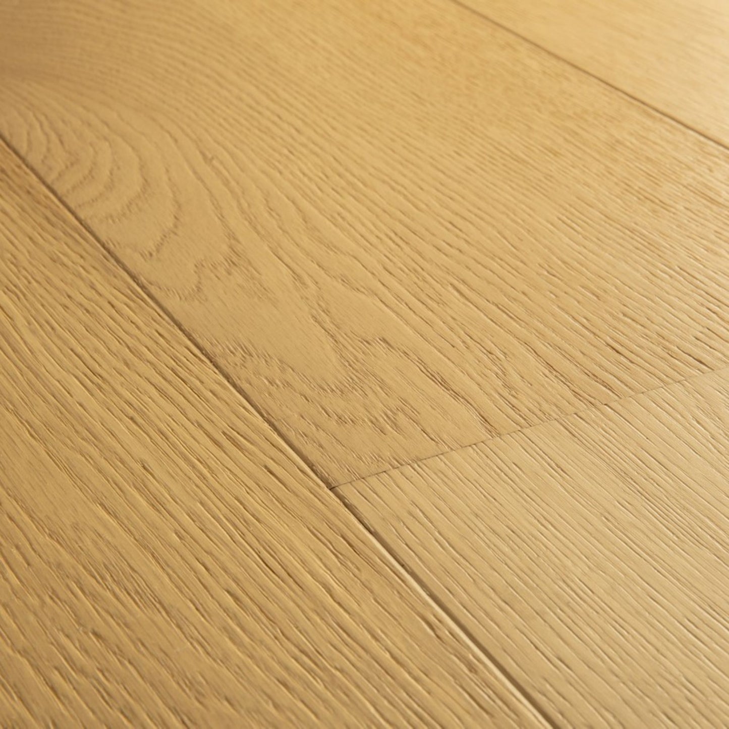 Pavimento in PARQUET CALA ROVERE CUOIO EXTRA OPACO QUICK-STEP effetto legno ompatibile con il riscaldamento e il raffreddamento a pavimento