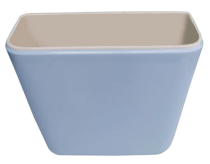 WC Linea CONCA AZZURRO SUSSURRATO CON CASSETTA IDEAL STANDARD a pavimento in ceramica smaltata con design classico per bagni vintage