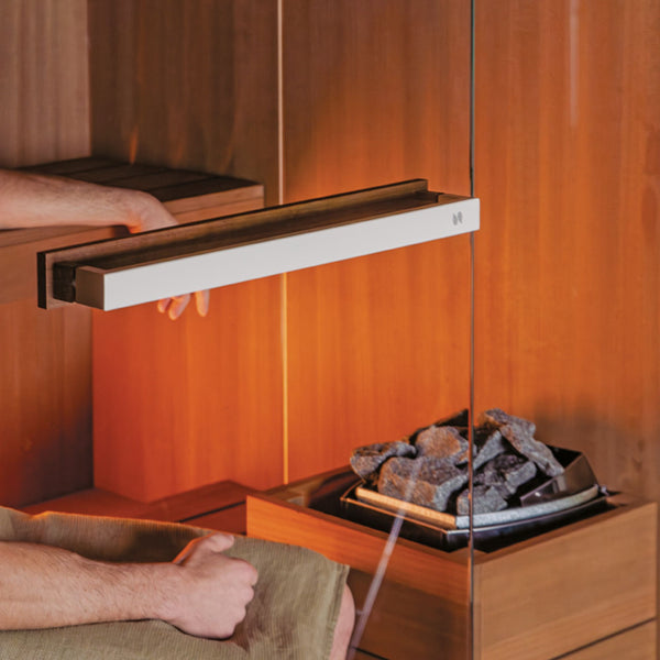 # CELSIUS SAUNA  in legno di qualità - NOVELLINI per casa, sauna secca con cromoterapia, Bluetooth, design moderno e comfort totale