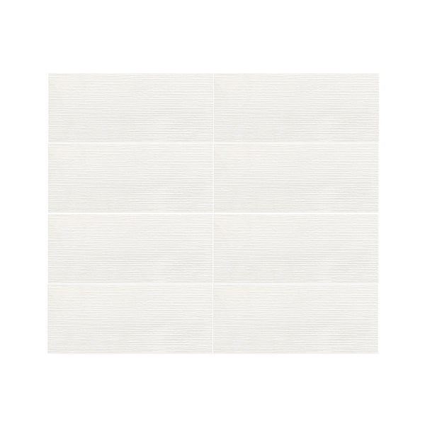 CERAMICA IDEA VERNISSAGE BICOTTURA TRAME NEVE 25x60 rivestimenti per pareti bagno
