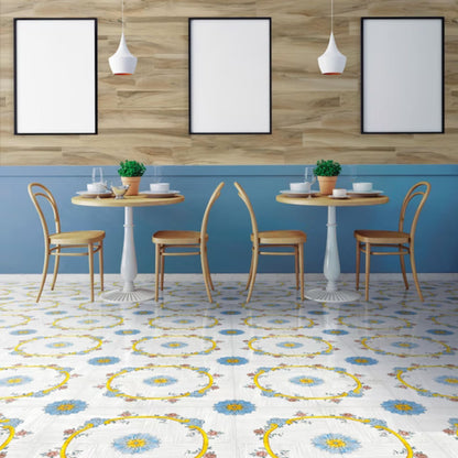 COTTO MEDITERRANEO SAVOIA ITALIA Piastrelle in gres porcellanato decorato effetto cotto smaltato mediterraneo per pavimenti e rivestimenti d’interni