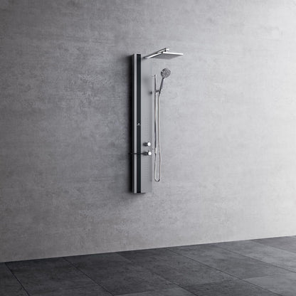 # COLONNA DOCCIA ATTREZZATA Line 2 - NOVELLINI in alluminio con soffione