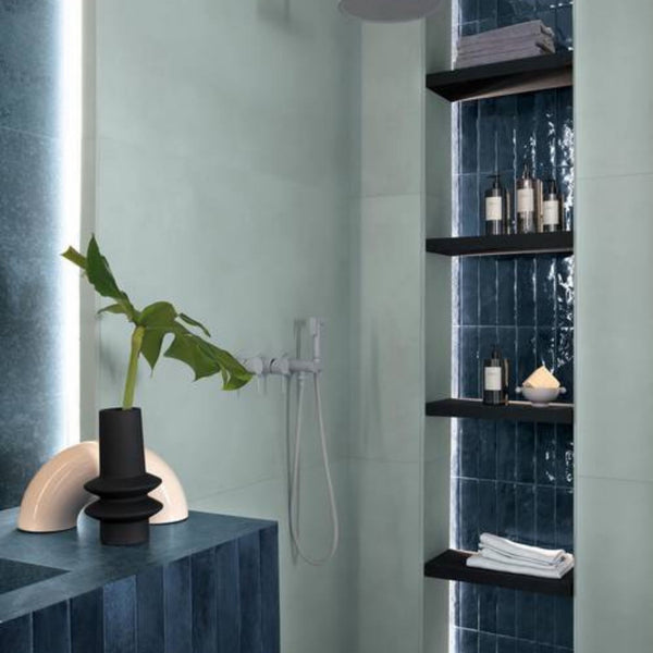 # COLOR MOOD - FAP CERAMICHE l’effetto cemento che esalta il colore e la versatilità