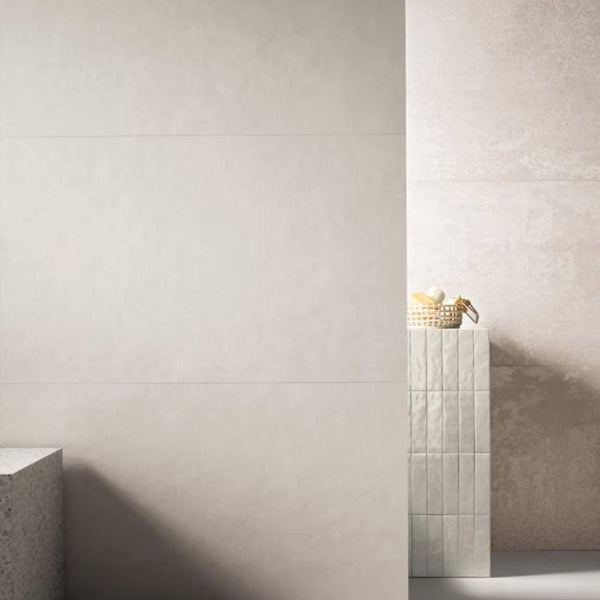 # COLOR MOOD - FAP CERAMICHE l’effetto cemento che esalta il colore e la versatilità