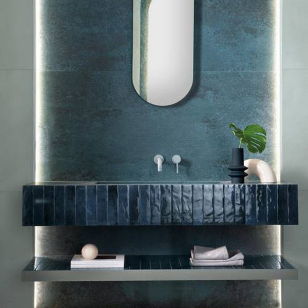 # COLOR MOOD - FAP CERAMICHE l’effetto cemento che esalta il colore e la versatilità