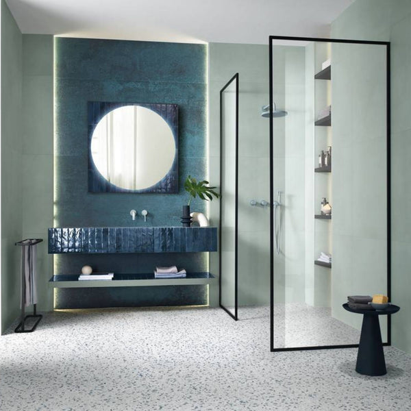 # COLOR MOOD - FAP CERAMICHE l’effetto cemento che esalta il colore e la versatilità