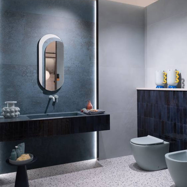 # COLOR MOOD - FAP CERAMICHE l’effetto cemento che esalta il colore e la versatilità