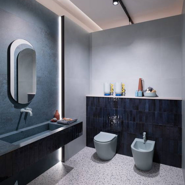 # COLOR MOOD - FAP CERAMICHE l’effetto cemento che esalta il colore e la versatilità