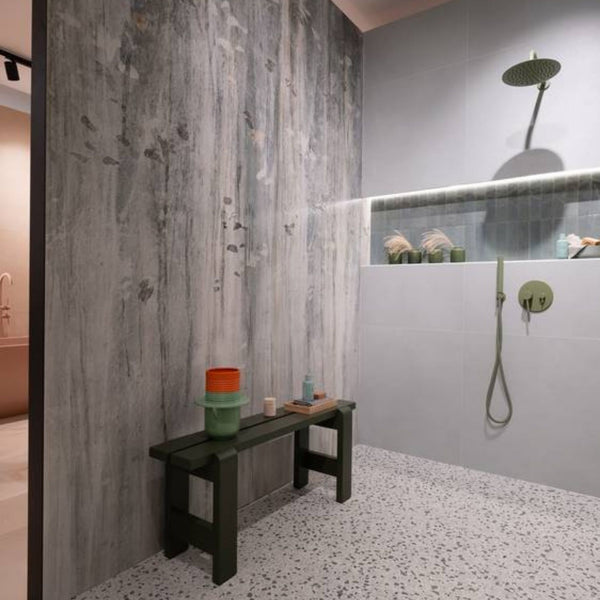 # COLOR MOOD - FAP CERAMICHE l’effetto cemento che esalta il colore e la versatilità