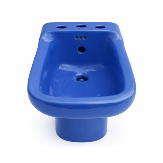 BIDET a pavimento Linea CONCA BLU FONDALE IDEAL STANDARD in ceramica sanitaria per bagni vintage e ristrutturazioni dallo stile classico ricercato