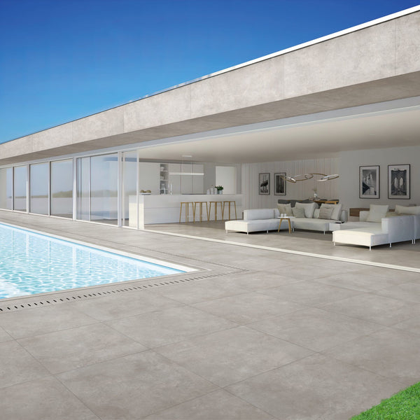 # CONCRETA Gres porcellanato effetto cemento - TAGINA piastrelle che incarnano l’essenza del minimalismo contemporaneo