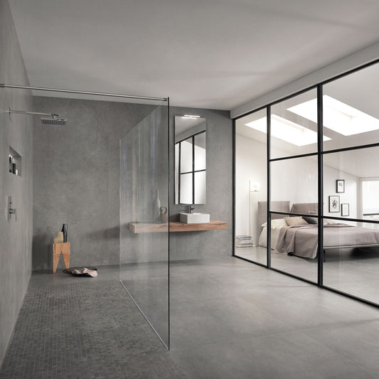 # CONCRETA Gres porcellanato effetto cemento - TAGINA piastrelle che incarnano l’essenza del minimalismo contemporaneo