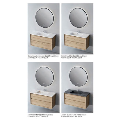 # MOBILE F5 COOL MUD 80Cm - NOFER in Compensato Marino, design elegante e resistente per il Bagno