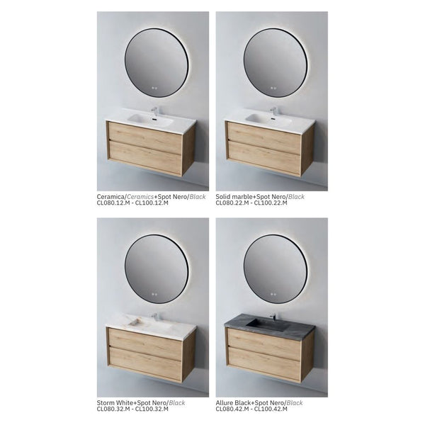 # MOBILE F5 COOL MUD 80Cm - NOFER in Compensato Marino, design elegante e resistente per il Bagno