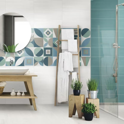 COSTA DEL SOL SAVOIA ITALIA rivestimenti in bicottura in pasta bianca effetto spiaggia e mare mediterraneo per bagno e living