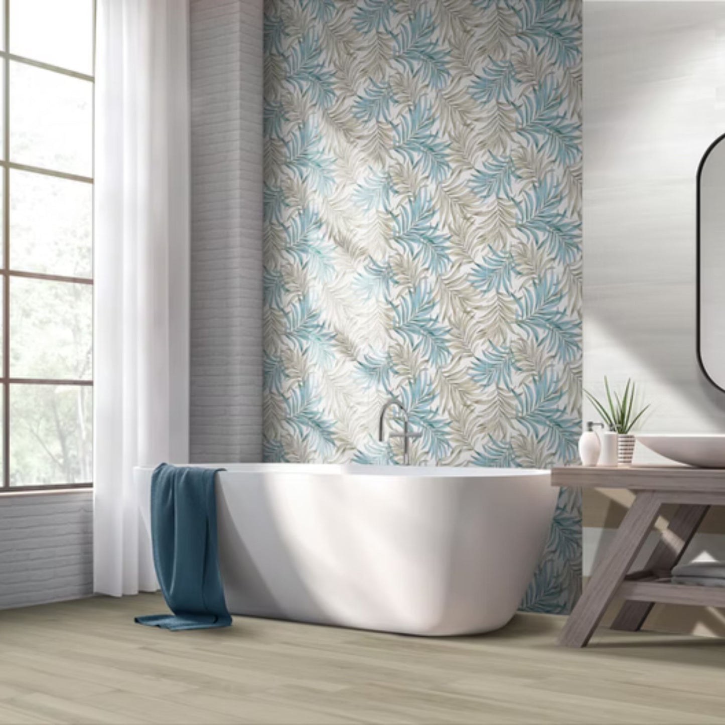 COSTA DEL SOL SAVOIA ITALIA rivestimenti in bicottura in pasta bianca effetto spiaggia e mare mediterraneo per bagno e living