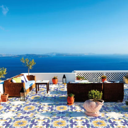 COTTO MEDITERRANEO SAVOIA ITALIA Piastrelle in gres porcellanato decorato effetto cotto smaltato mediterraneo per pavimenti e rivestimenti d’interni