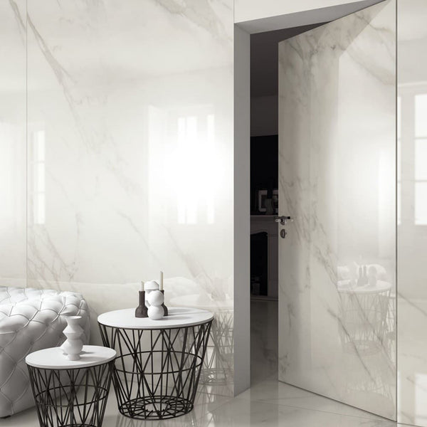 # CALACATTA - LA FABBRICA AVA effetto marmo perfetto per ambienti dal designo sofisticato