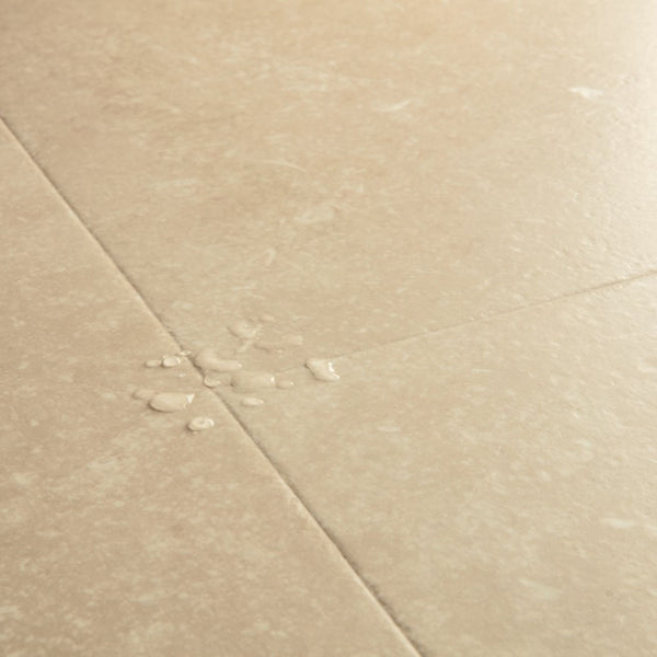 Pavimento in Laminato MUSE CALCARE QUICK-STEP effetto pietra beige impermeabile al 100%