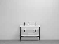 # LAVABO CATINO DOPPIO con PIANO - CIELO lavandino doppio con piano d'appoggio ideale per bagno