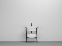 # LAVABO OVALE MONOFORO con CASSETTO CATINO - CIELO lavandino in ceramica perfetto per arredare il tuo bagno