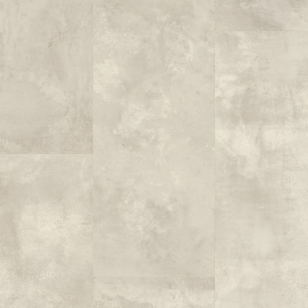 Pavimento in Laminato CAPTURE MUSE CEMENTO INDUSTRIALE QUICK-STEP effetto cemento grigio chiaro particolarmente apprezzato in abitazioni moderne