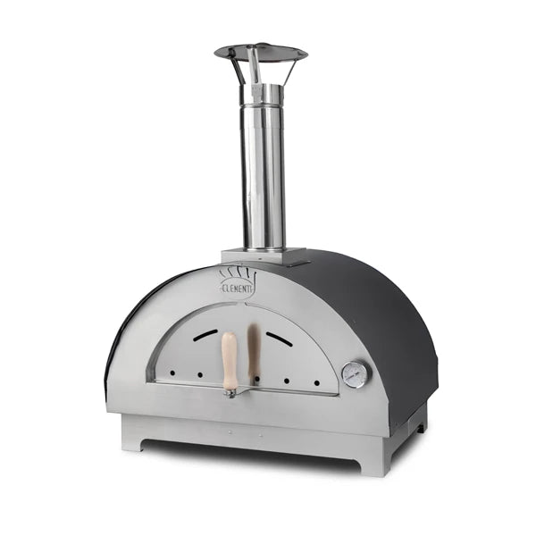 Forno Clementi Clementino a legna colore Antracite