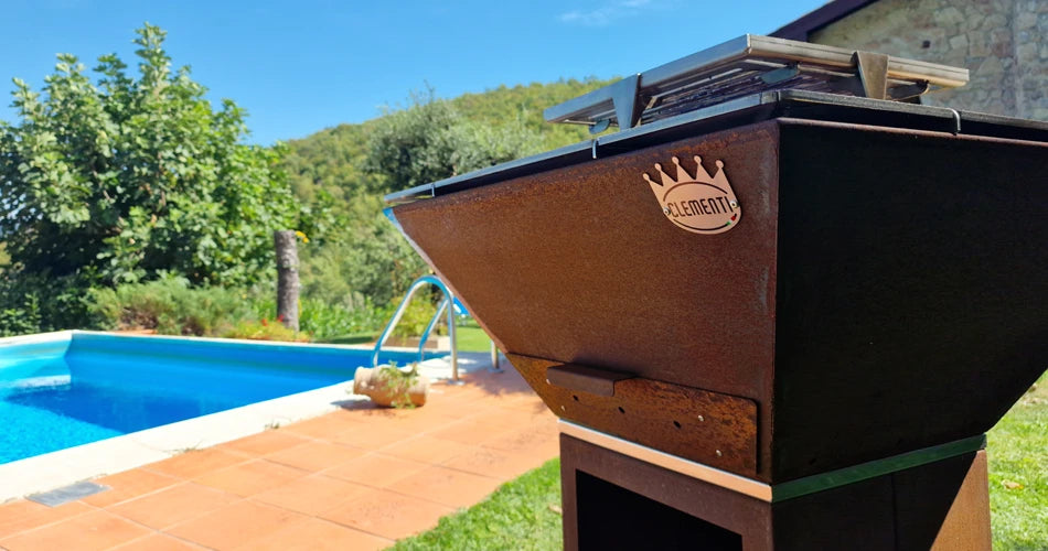 Dettaglio barbecue verticale Clementi Colorado