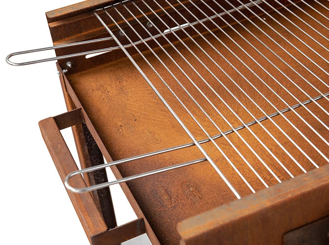 Griglia inox del barbecue Clementi Flipper