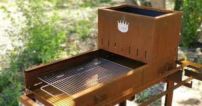 Dettaglio costruttivo barbecue Clementi Flipper