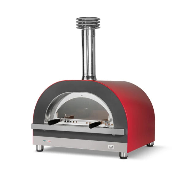 Forno Clementi Gold a legna colore Rosso