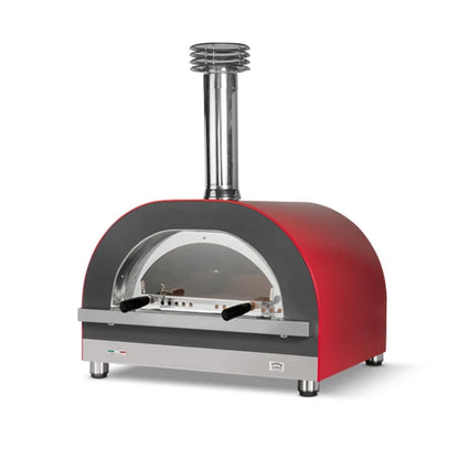 Forno Clementi Gold a legna colore Rosso