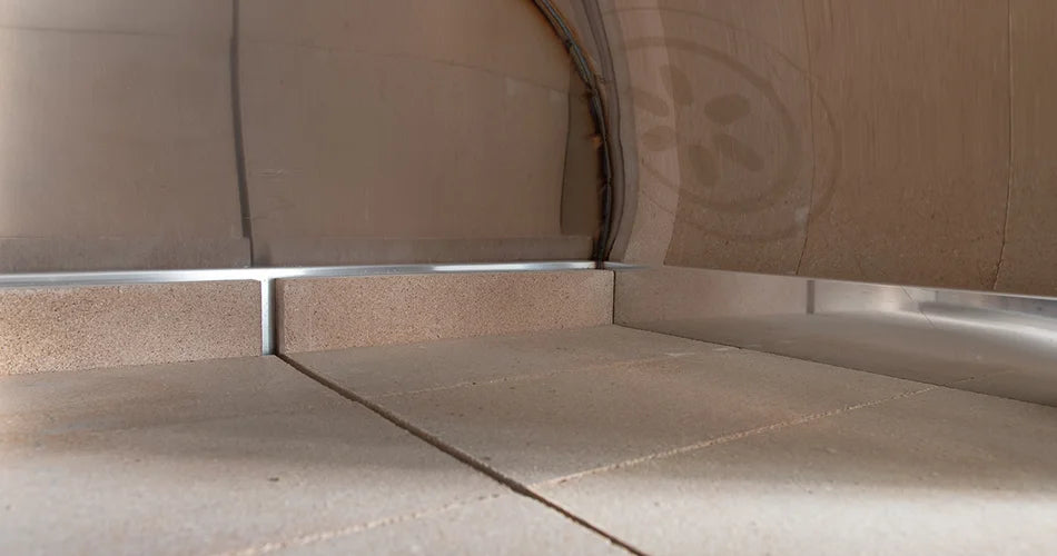 Dettaglio tecnico forno Clementi Gold a legna