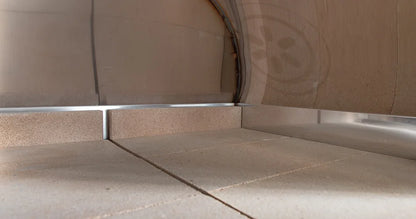 Dettaglio tecnico forno Clementi Gold a legna