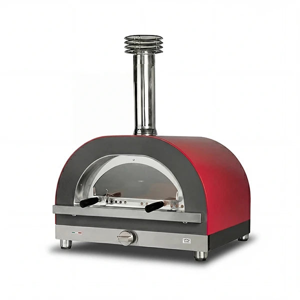 Forno Clementi Gold a gas colore Rosso