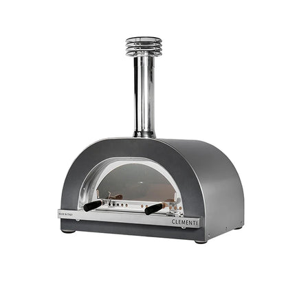Forno Clementi Gold a legna con tetto in acciaio