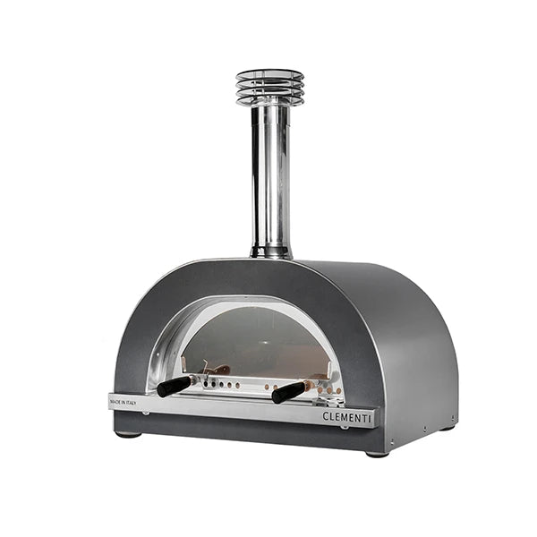 Forno Clementi Gold a legna con tetto in acciaio