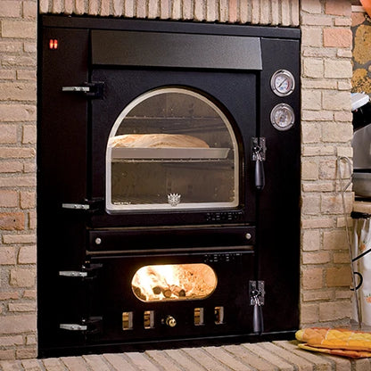 Particolare del forno da incasso Clementi Master