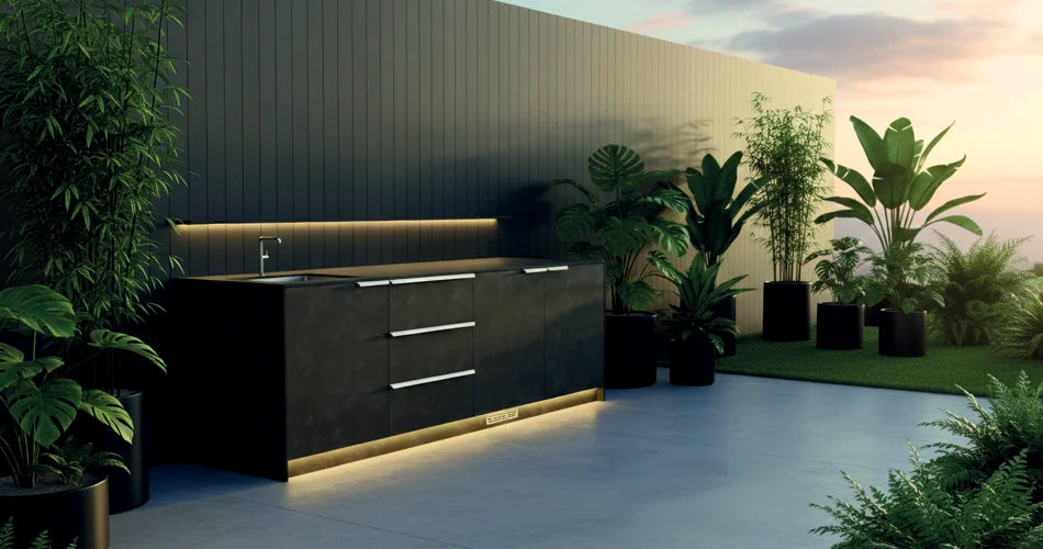 Dettaglio cucina outdoor Clementi Materika 2