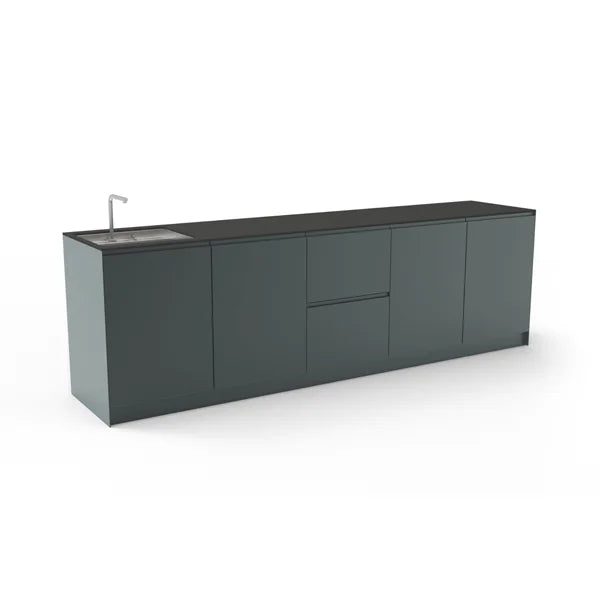 Cucina outdoor Clementi Structura colore Dark Grey RAL 7044