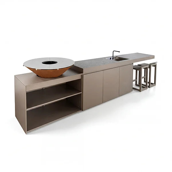 Cucina outdoor Clementi Structura colore White RAL 9016