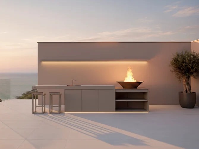 Dettaglio cucina outdoor Clementi Structura 1