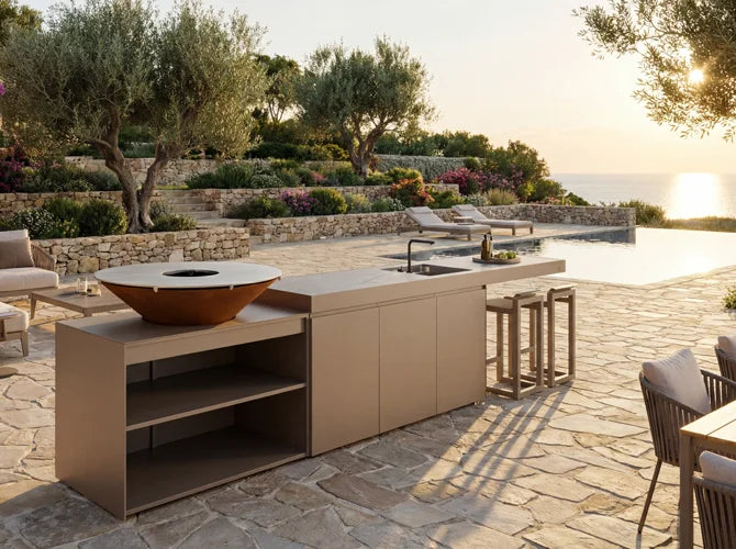 Dettaglio cucina outdoor Clementi Structura 6
