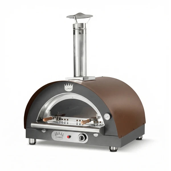 Forno Clementi Pulcinella a gas colore Ramato