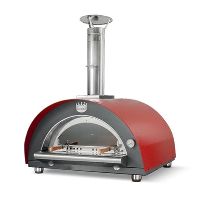 Forno Clementi Pulcinella a legna colore Rosso