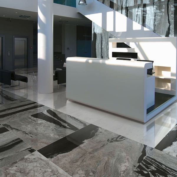# COPACABANA EMPEROR - LA FABBRICA AVA venature di colore grigio e baige dall'effetto visivo sorprendente