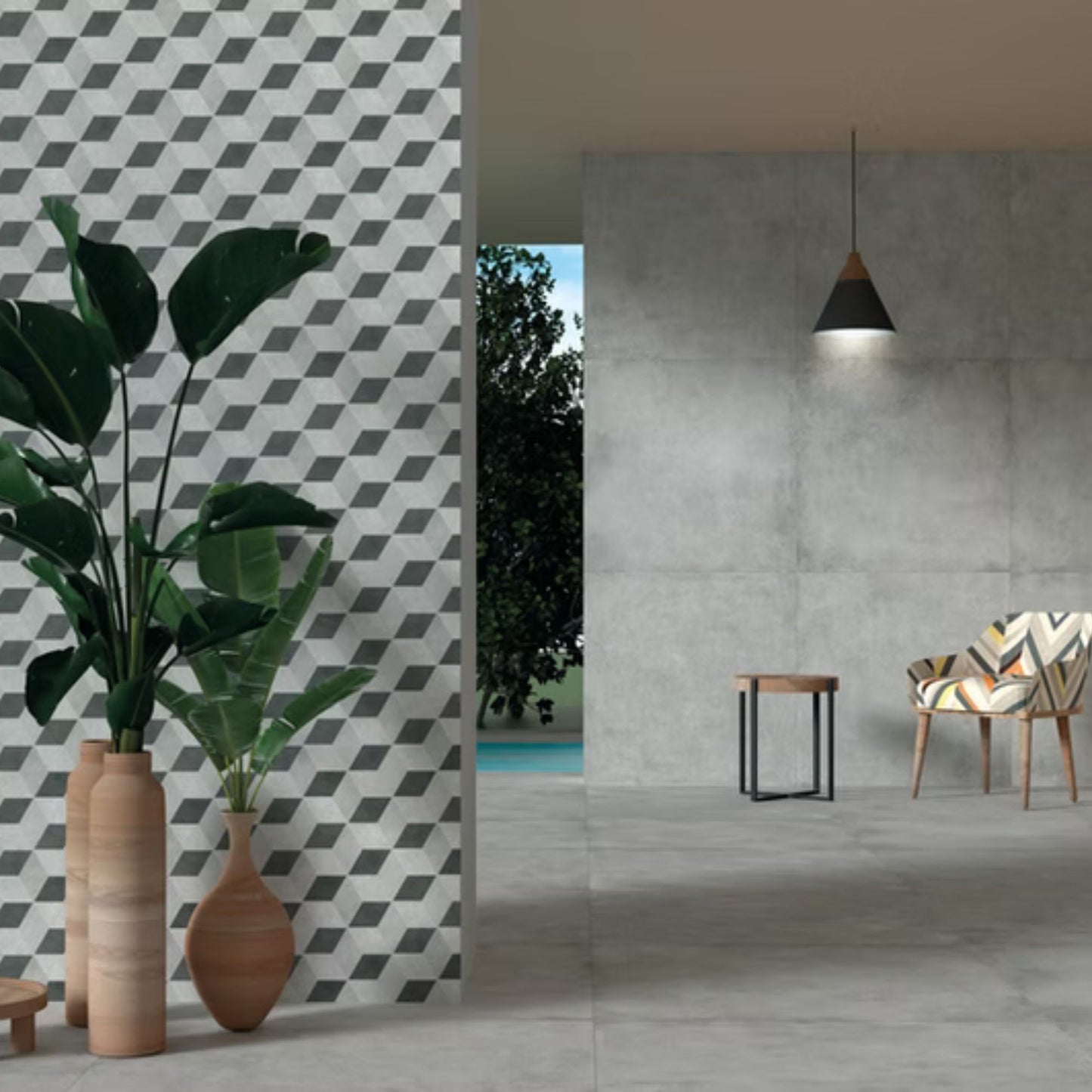 DORSET SAVOIA ITALIA Piastrelle in gres porcellanato effetto cemento per pavimenti e rivestimenti d’interni ed esterni